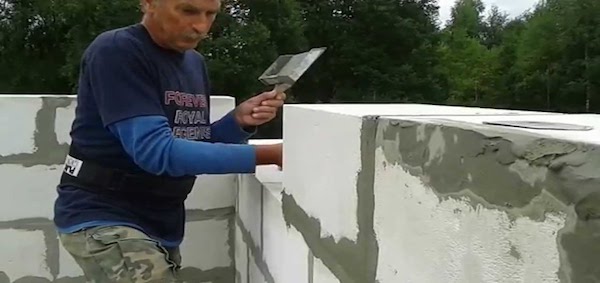 кладка газоблока